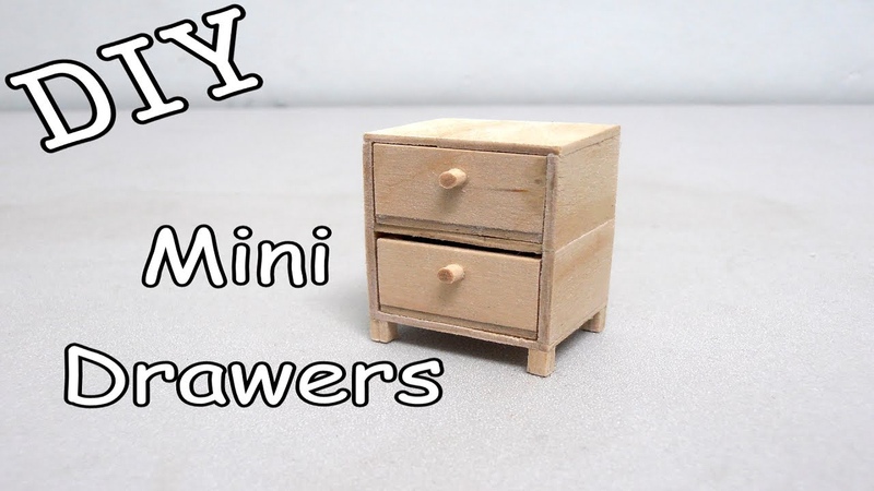 DIY Mini Drawers 19 (Popsicle Stick)